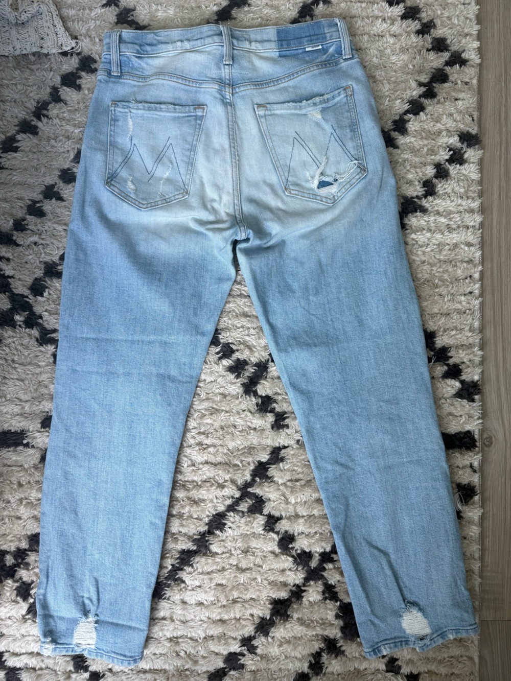 MOTHER Tomcat Jeans in Confession wash